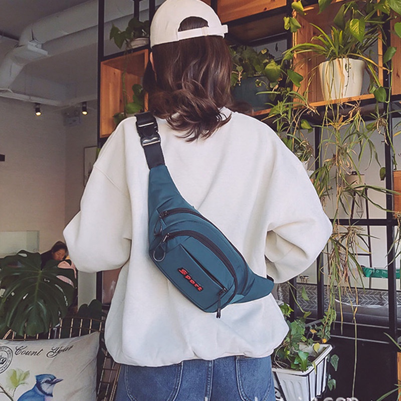 Túi thể thao đeo hông sức chứa lớn chống thấm nước thời trang cho nam và nữ nhiều màu tùy chọn