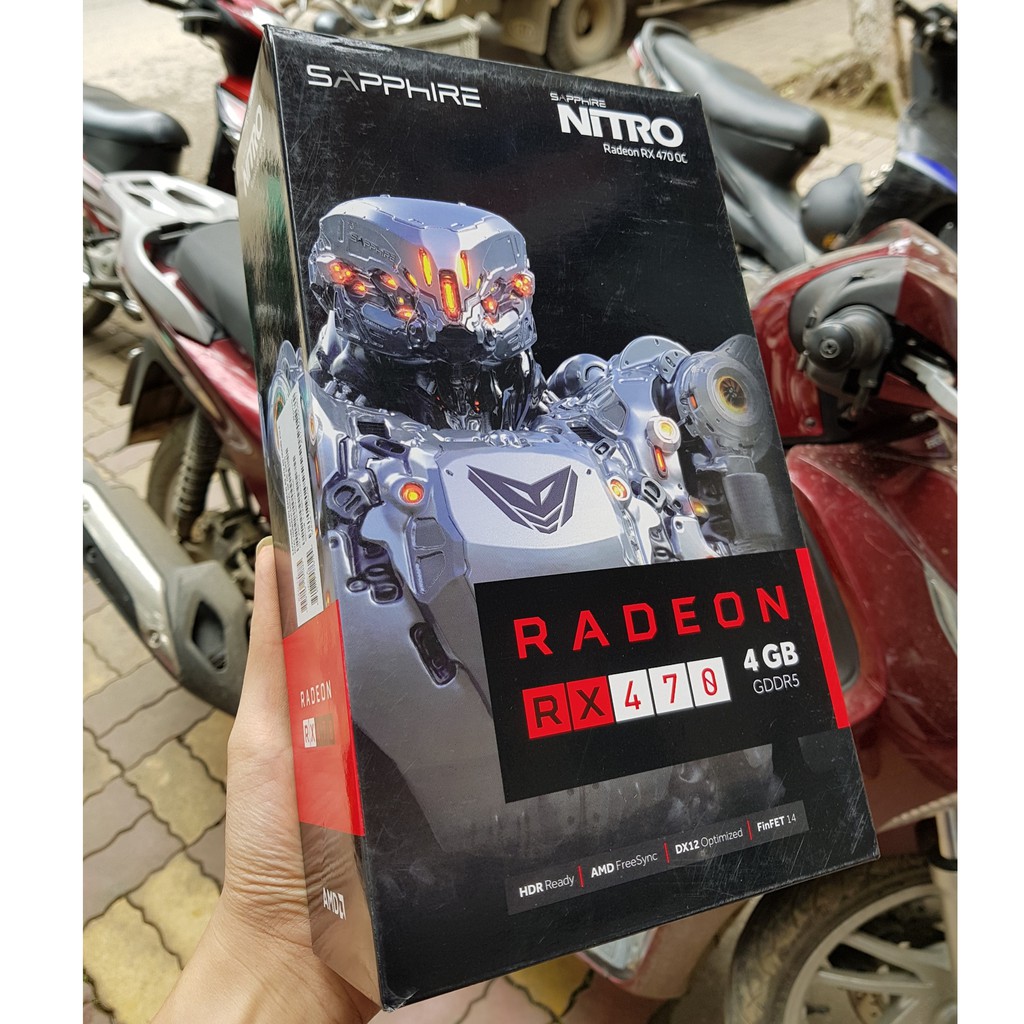 VGA - Card màn hình Sapphire Nitro RX470 4GB hàng chính hãng | BigBuy360 - bigbuy360.vn