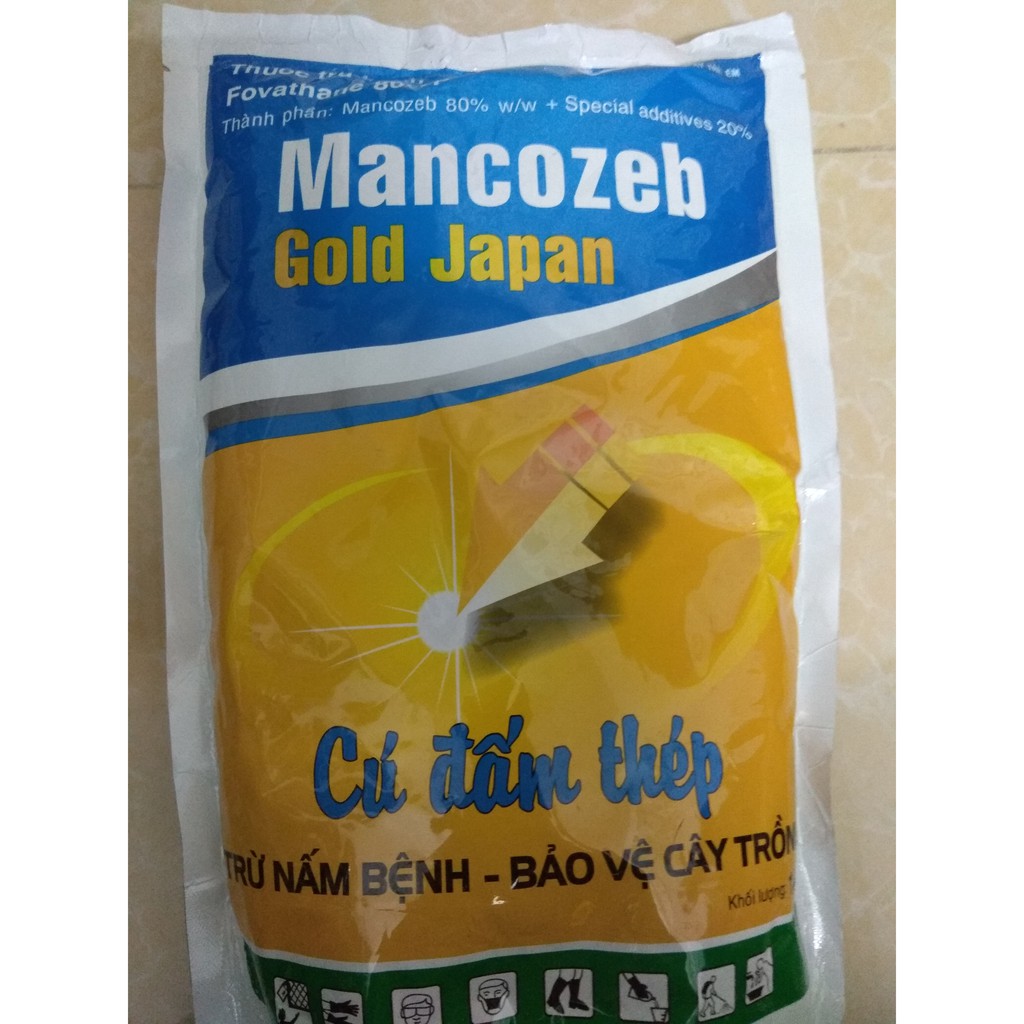 Sản phẩm trừ nấm bệnh bảo vệ cây trồng Manco gold- gói 1 kg