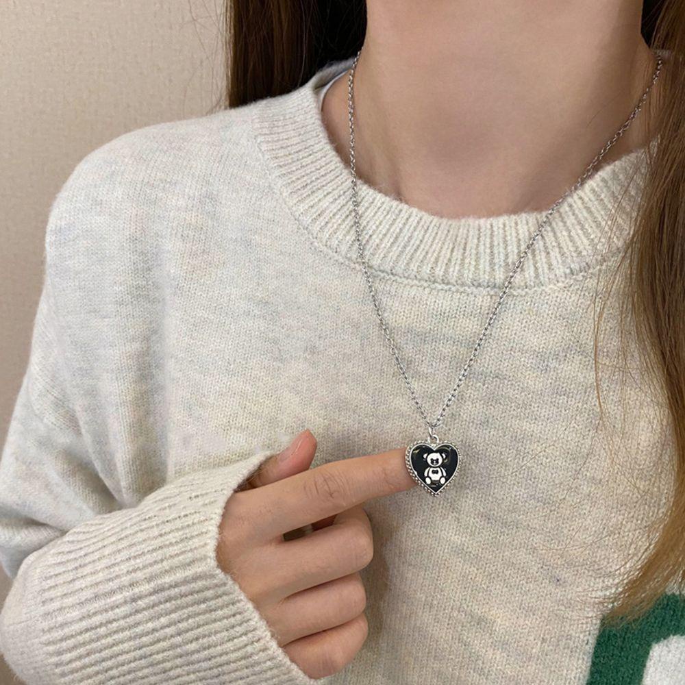 Vòng cổ Mặt Hình Gấu Thời Trang Vintage