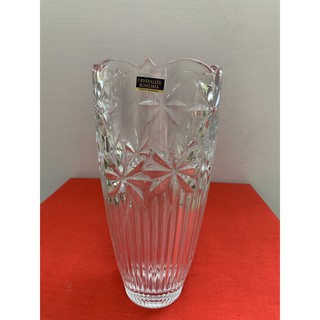 Lọ hoa pha lê séc nova bom hoa thị 25cm