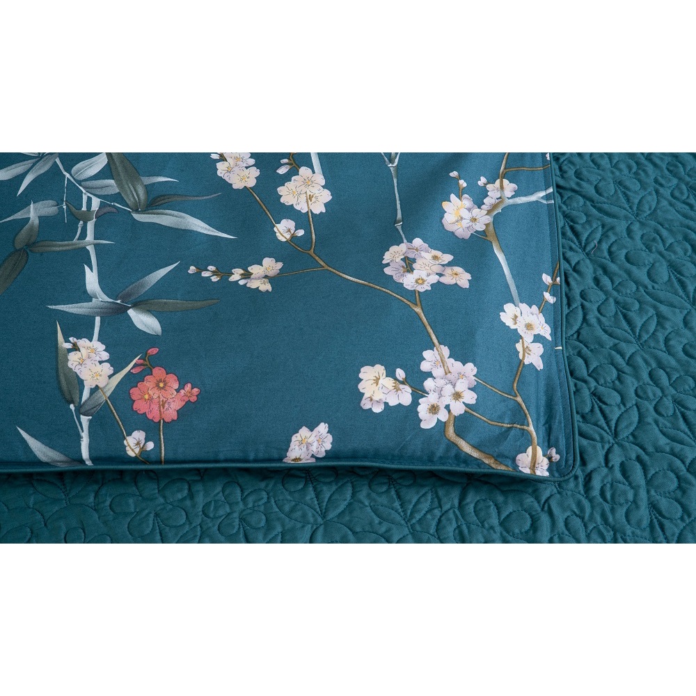 Bộ Chăn Ga Gối Hanvico Blue Sky DLS201, ga trải giường vải cotton cao cấp