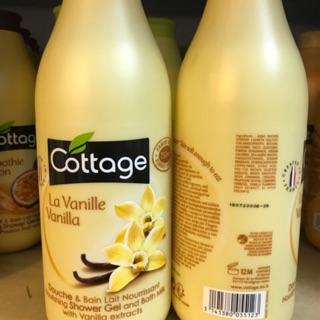 Sữa tắm COTTAGE 750ml Pháp Hương Vanill