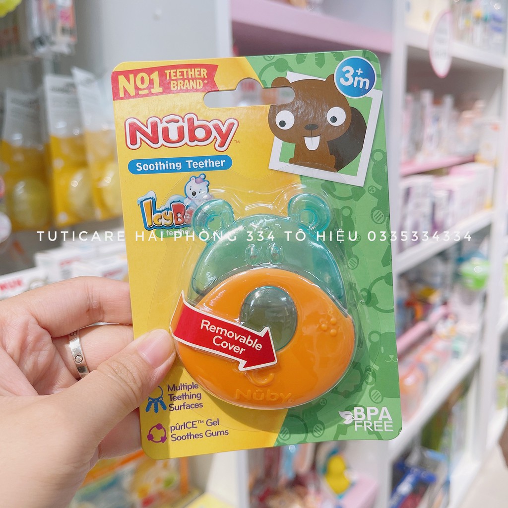 Gặm nướu có gel lạnh hình thú Nuby