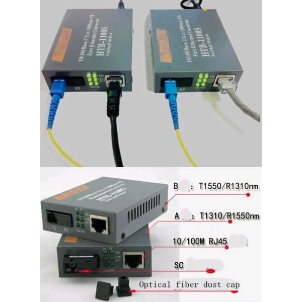 Converter quang NetLink HTB 3100 Đầu A, Đầu B