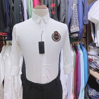 Sơ mi thêu logo KING (L-001)