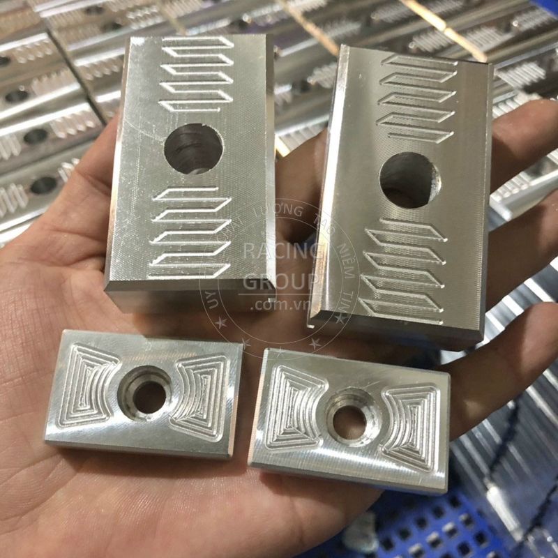 Tăng sên âm Jupiter nhôm CNC, pass tăng sên xe máy hàng cao cấp hàng Việt Nam