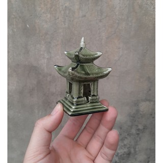 Phụ kiện trang trí bể cá: mẫu nhà vuông, màu ngẫu nhiên