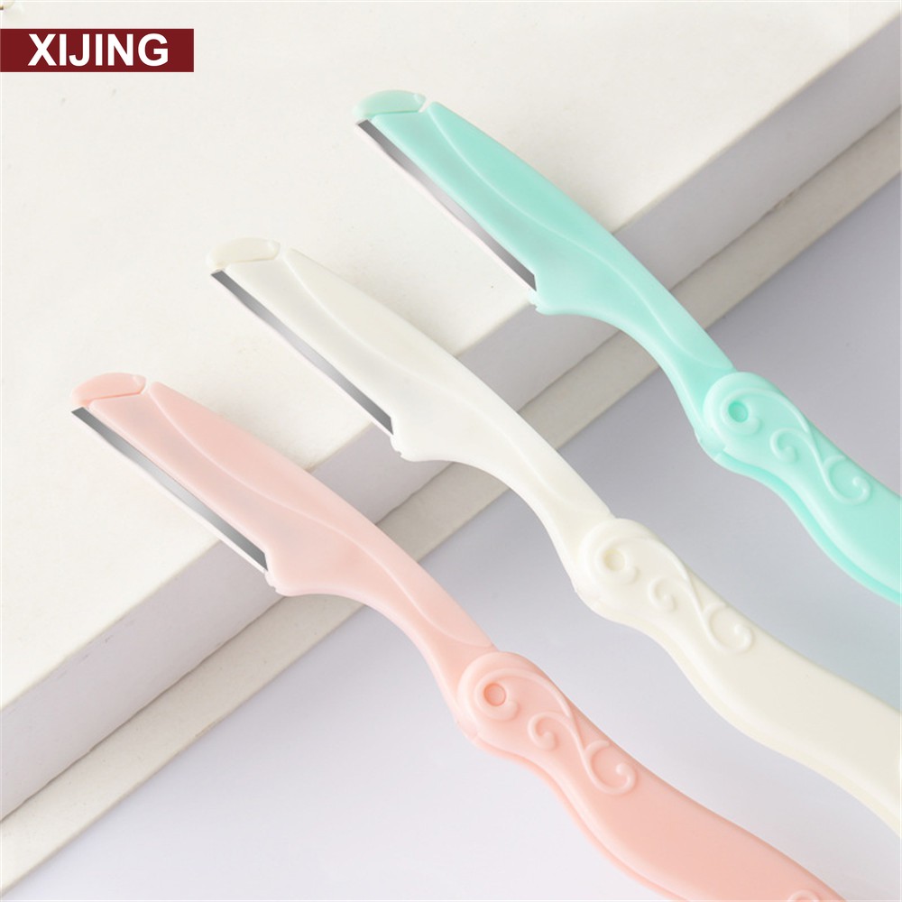 【COD】Set 3 dao cạo lông mày gấp gọn tiện dụng cho nữ