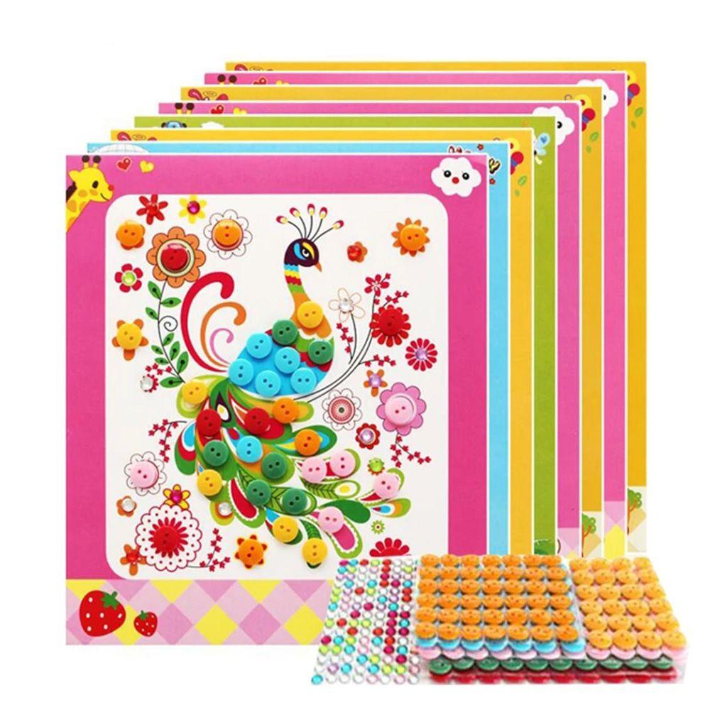 RAINBOW Set 12 Dụng Cụ Vẽ Tranh Thủ Công Giáo Dục Sớm Cho Bé