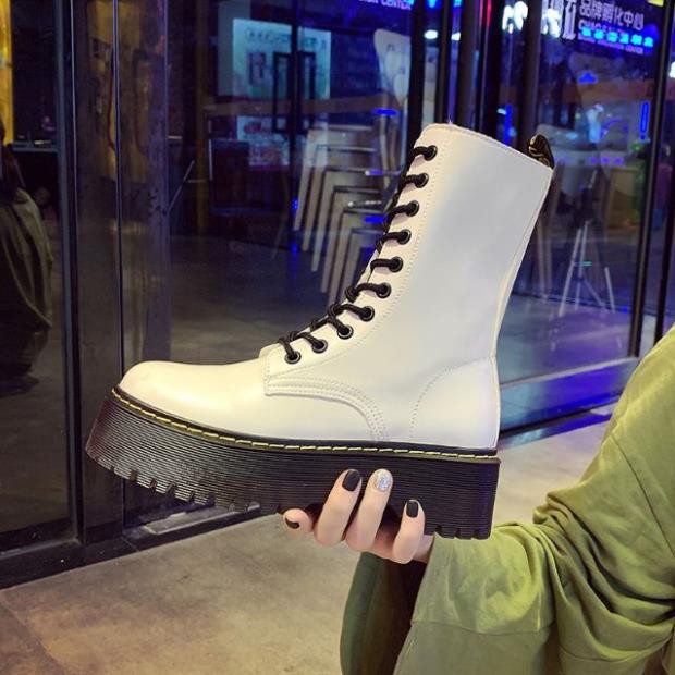 . [ Real] (SẴN TRẮNG SIZE 39) (ORDER) Boots ulzzang B16 cổ cao . new new new . 2020 : Ad821 ❕ ↺ ♡