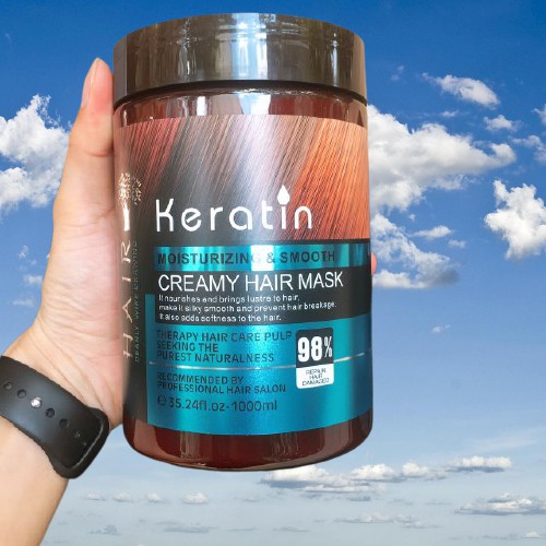 Dầu Xả Ủ Tóc KERATIN Hàn Quốc Mẫu Mới - 1000ml