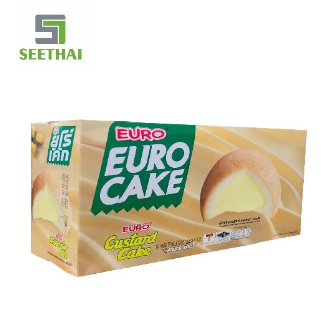 Hộp bánh trứng Euro Cake thái lan 204gr x 12 chiếc