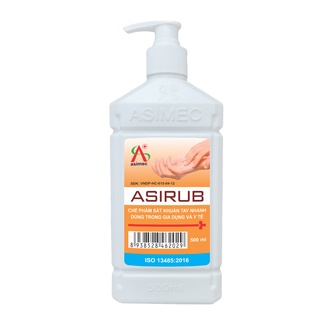 Thùng 20 chai nước rửa tay Asirub loại 500ml