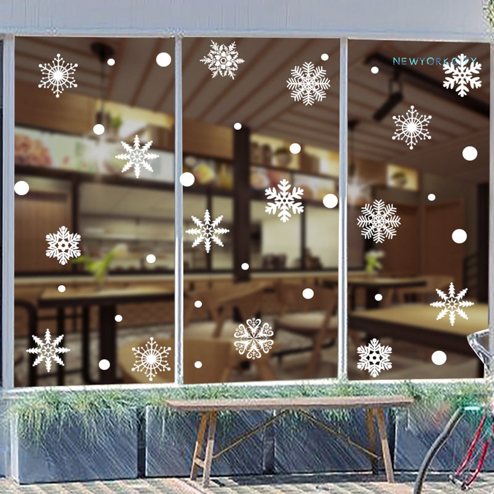 Giấy Dán Tường / Kính Cửa Sổ Họa Tiết Giáng Sinh Chống Tĩnh Điện Trang Trí Phòng Ngủ Cho Bé