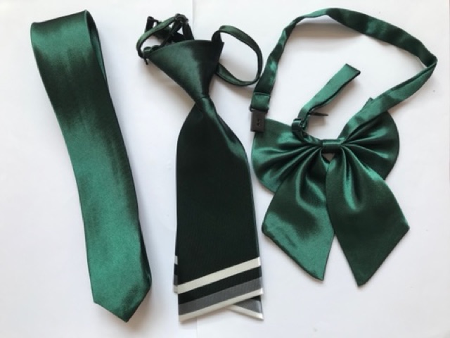 Set combo Cà vạt nam bản nhỏ, Cà vạt nữ và Nơ nữ