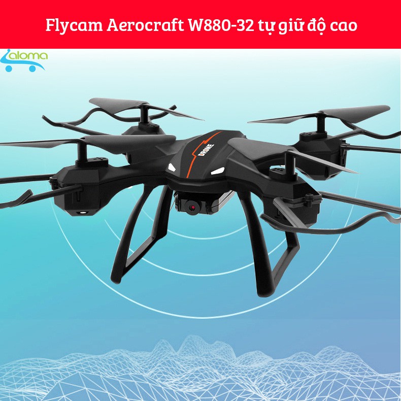 Flycam điều khiển từ xa Aerocraft W880-32 full HD 1080p Drone quay phim chụp ảnh | BigBuy360 - bigbuy360.vn