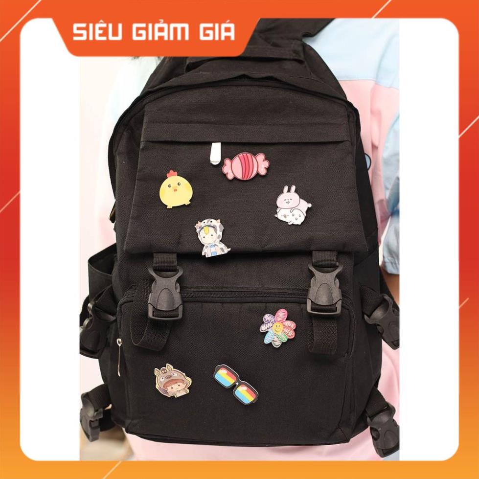 Pin cài áo cute sticker phụ kiện trang trí áo balo túi vải 2s Clothing