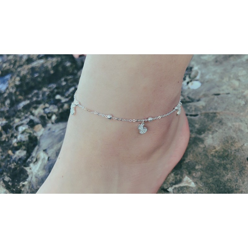 Lắc chân bạc nữ The nine silver hồ lô xinh xắn | BigBuy360 - bigbuy360.vn