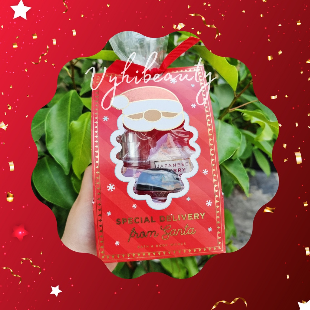 Set Bath & Body Works gift 3 món mini làm quà tặng