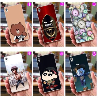 Ốp lưng Sony Xperia Z3 (dẻo viền trắng trong) - Shin Chan, Lý Tiểu Long, Gấu Nâu, Tiểu Cương Thi