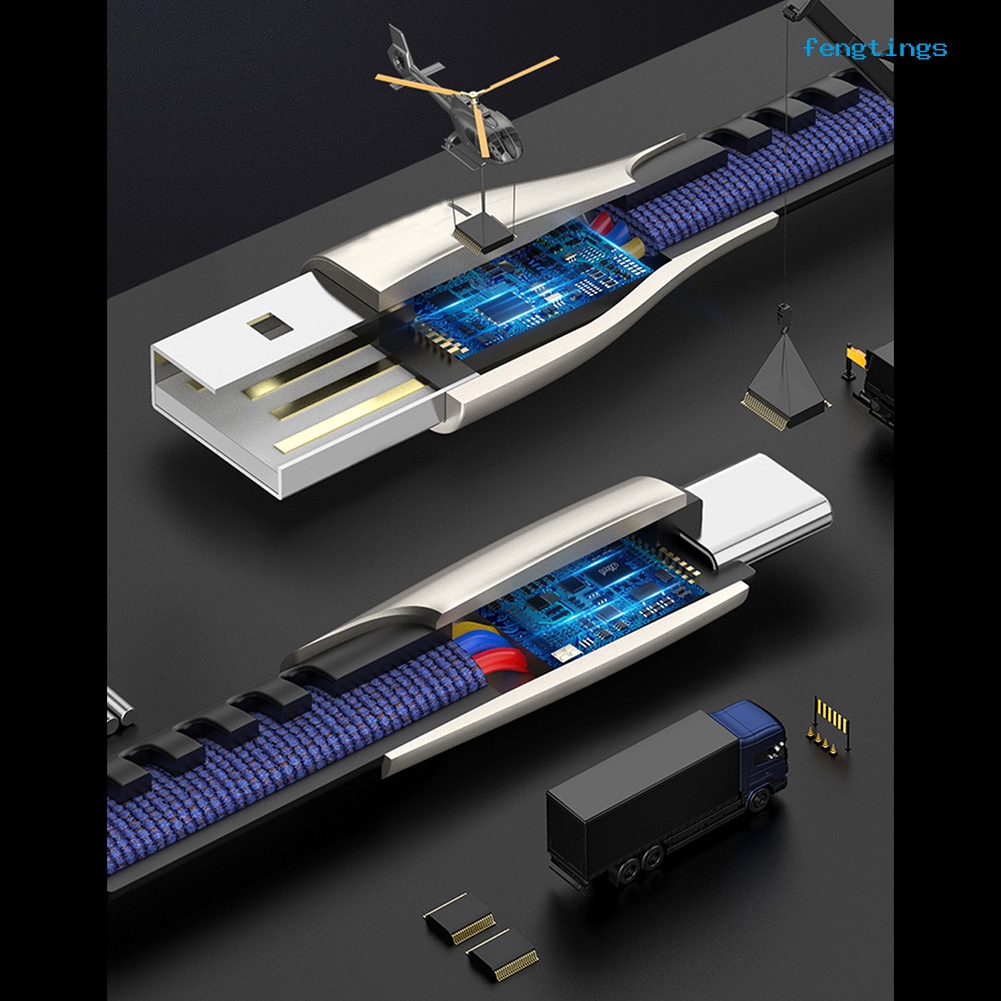 Dây Cáp Sạc Nhanh Truyền Dữ Liệu Micro USB Type C f1 Cho Android