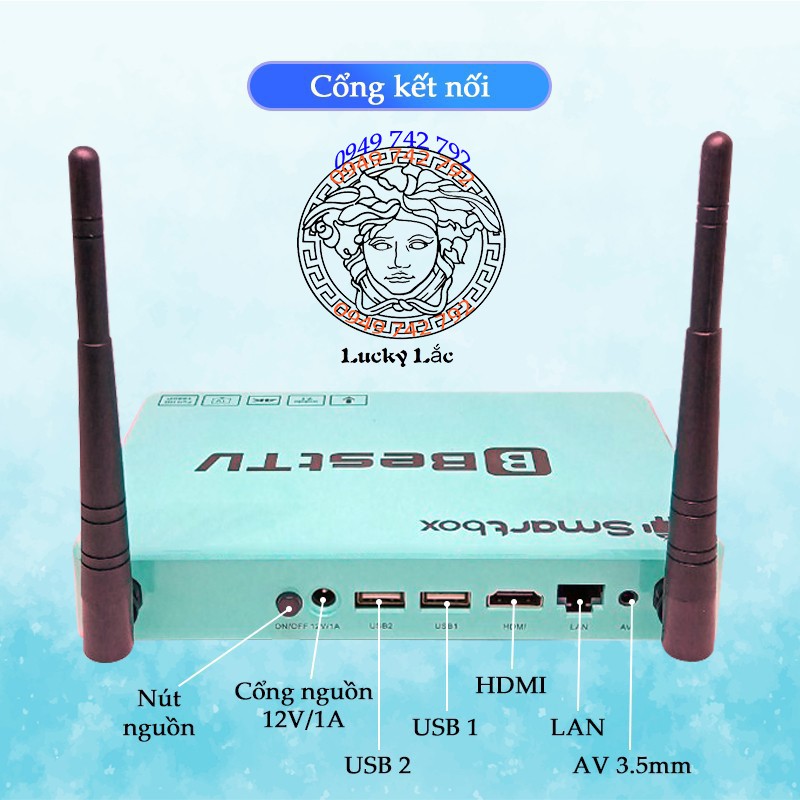 [Siêu Rẻ] Tivi box R9 - Biến Tivi thường thành Tivi Thông Minh