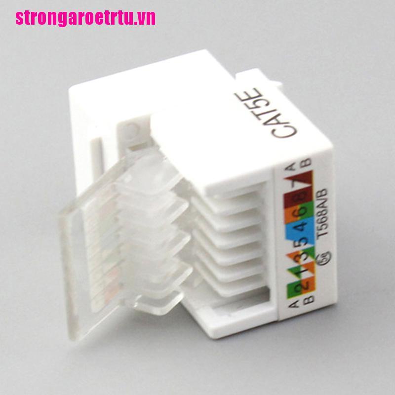 Set 10 Đầu Cắm Dây Cáp Mạng Rj45 Cat5E