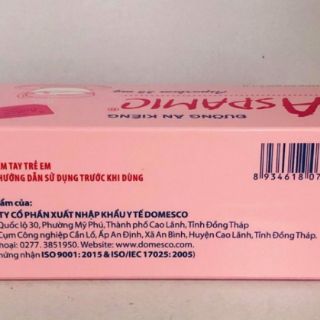 ✅ Đường ăn kiêng ASPAMIC Hộp 50 gói