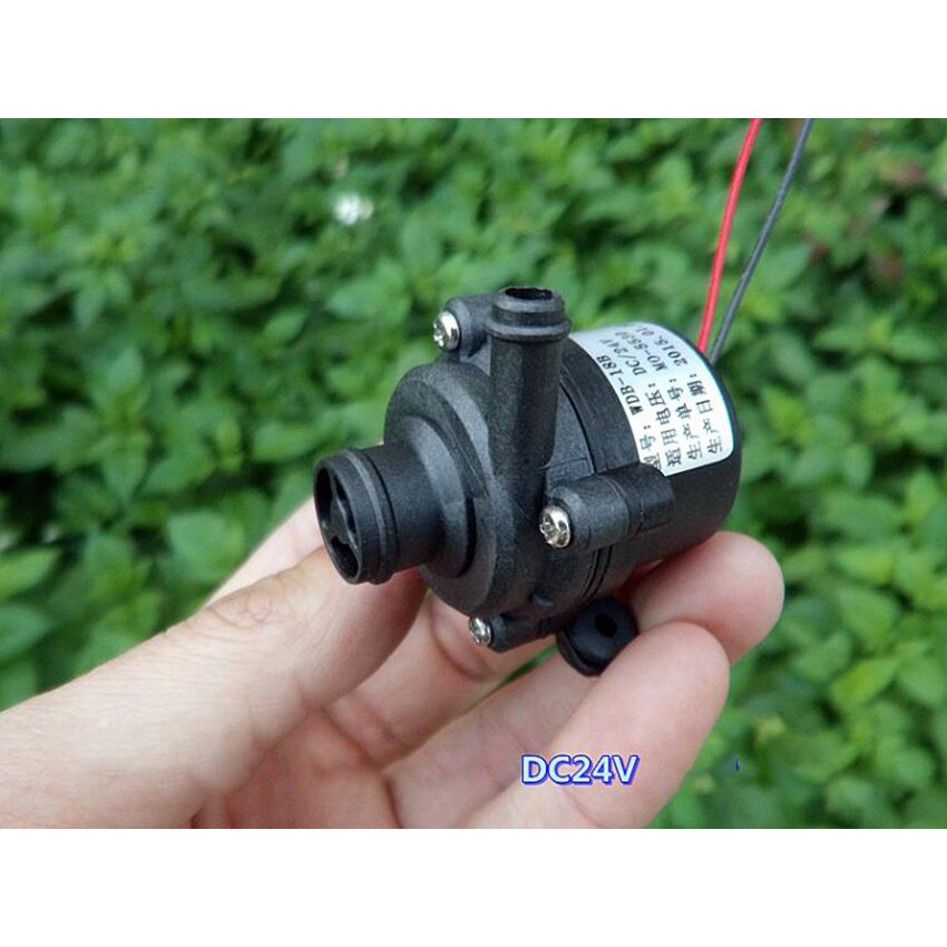 Máy Bơm Nước Mini Động Cơ Không Chổi Than DC 24V 0.16A - Dùng làm máy bơm chìm rất tốt