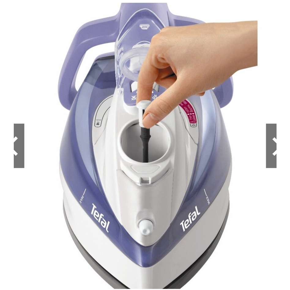 Bàn ủi hơi nước nằm chống cặn phun hơi thẳng Tefal FV5335E0 2400W - Hàng chính hãng