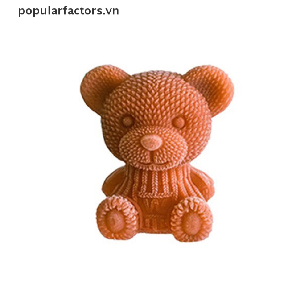 [Phổ Biến] Khuôn Silicon Làm Đá 3D Nổi Hình Gấu Hoạt Hình Nhanh Khô Và Dễ Chịu [VN]