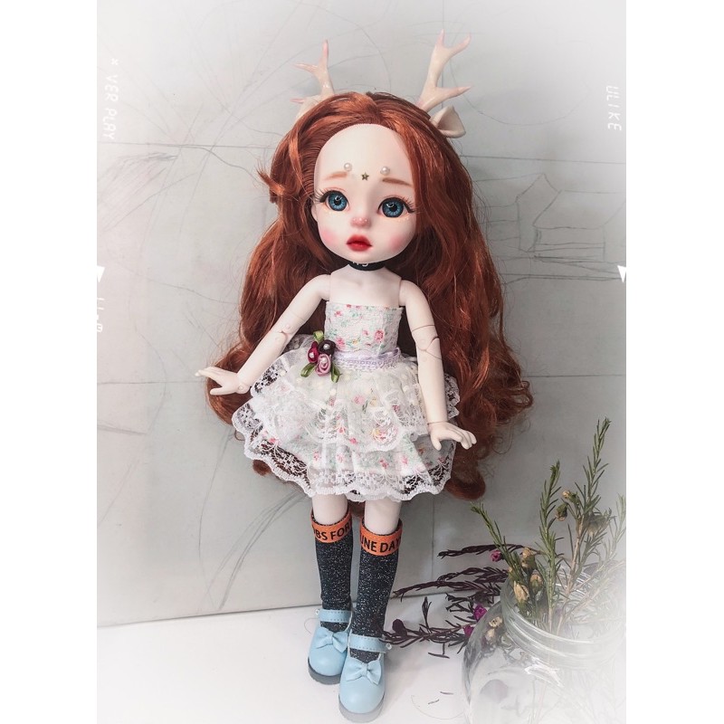 Búp bê Faceup repaint 1/6