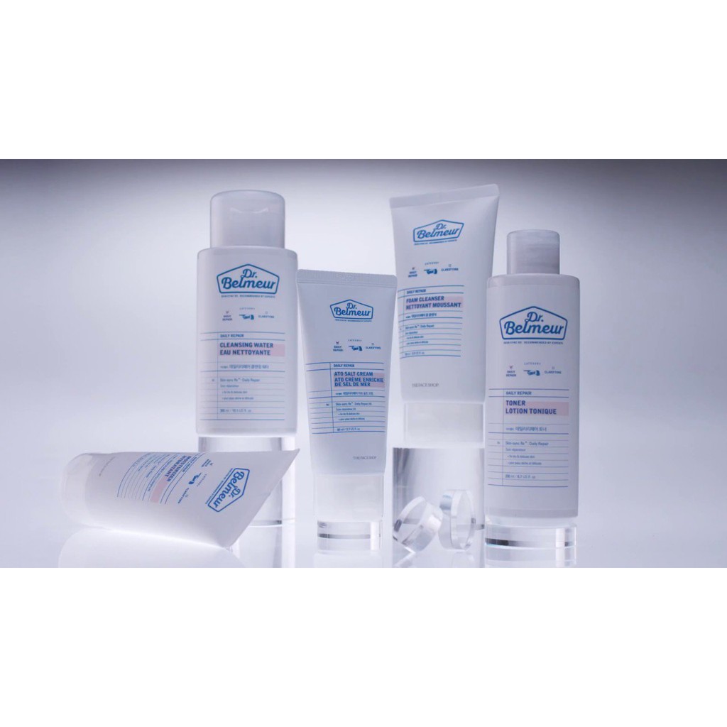 [Mã FMCGMALL - 8% đơn 250K] Bộ Dưỡng Da TheFaceShop Dr. Belmeur Daily Repair 3-Step Kit (Toner, Moisturizer,Cream) | BigBuy360 - bigbuy360.vn