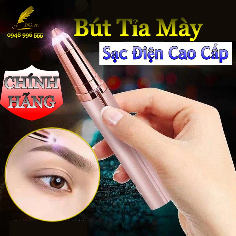 Bút Tỉa Lông Mày Sạc Tích Điện Cao Cấp [Freeship] Bút Tỉa Ria Mép Massage Thẩm Mỹ Cho Phái Đẹp