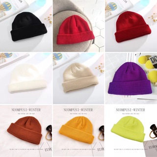 Combo 50 mũ len beanie tự chọn màu