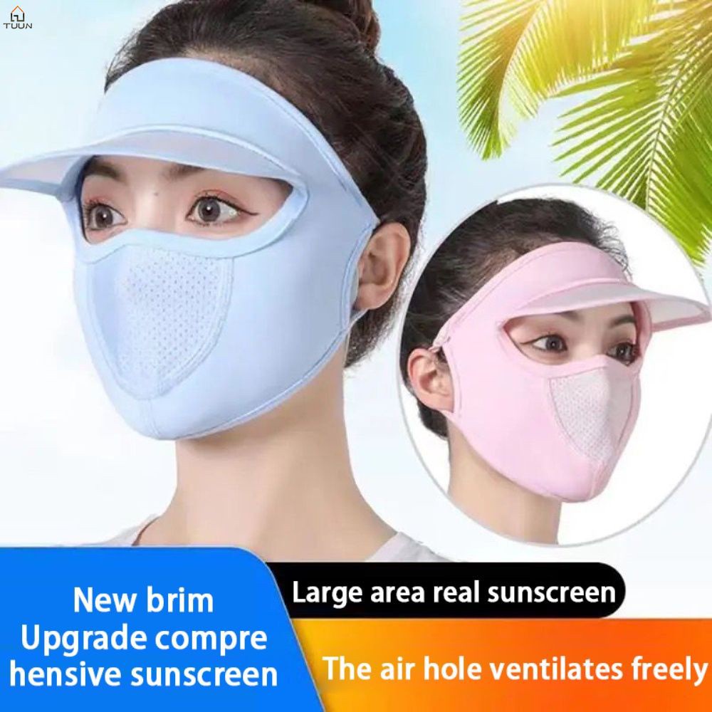 (Hàng Mới Về) Khẩu Trang Che Nắng Chống Tia Uv Chống Bụi Có Thể Tháo Rời Cho Nữ