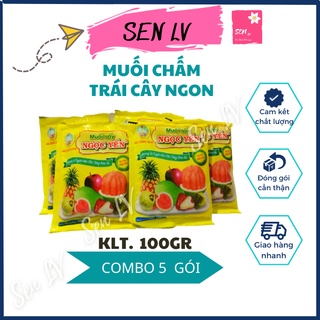Combo 5 Muối Sấy Ngọc Yến 100g Muối Chấm Trái Cây Ngon