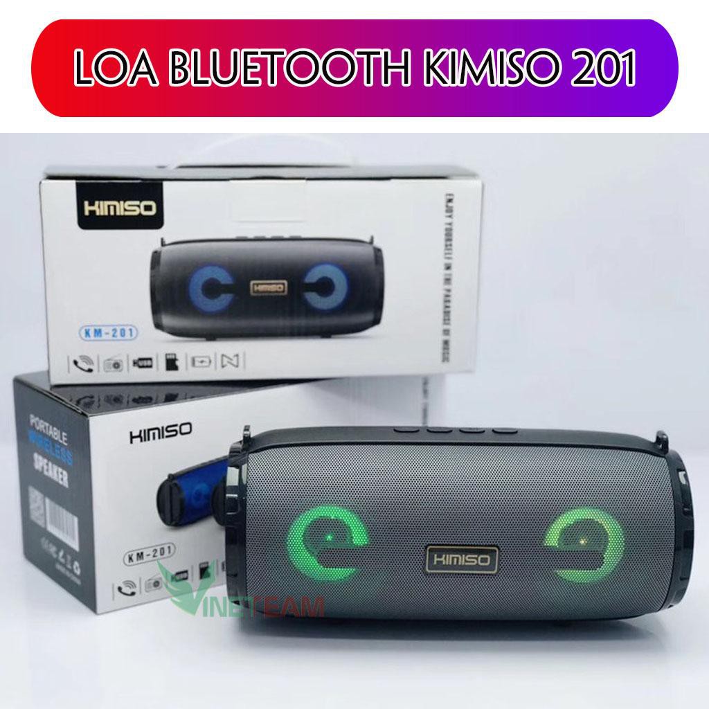 Loa Bluetooth Mini Di Động Kimiso KM-201 Tích Hợp Đài FM - Loa Vi Tính Không Dây -dc4031