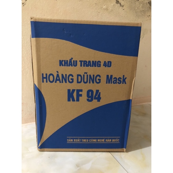 [QA]_KHẨU TRANG KF94 4D MASK CÓ LOGO (Thùng 300 cái)