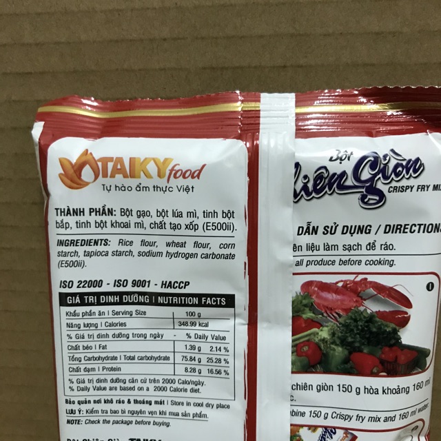 Gói Bột Chiên Giòn Tài Ký