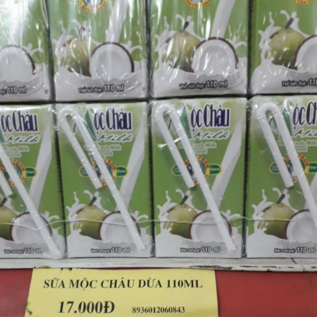 Sữa Mộc Châu vị dừa 110ml