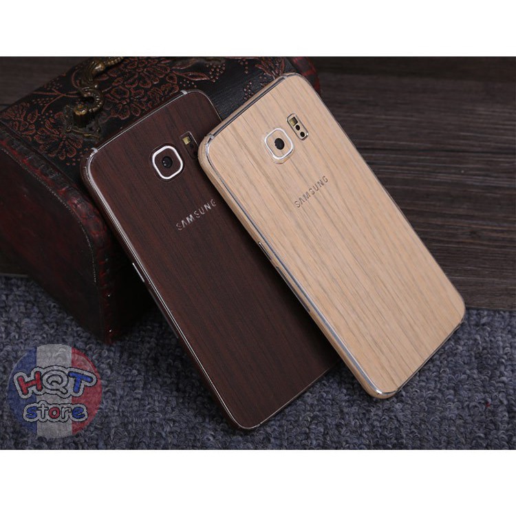 Dán Skin Full Body decal vân gỗ cho S7 Edge / S7 / Note 5 / S6 Edge Plus