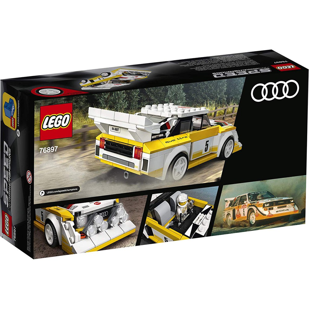 76897 LEGO 1985 Audi Sport Quattro S1 - Xe đua Audi Sport Quattro S1