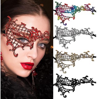 Mặt nạ mask cosplay hóa trang halloween che nửa mặt họa tiết độc lạ sexy cá tính PKS023