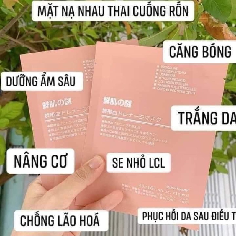 Mặt nạ nhau thai Rwine Beauty siêu lành tính 100% mới date xa chuẩn nội địa Nhật | BigBuy360 - bigbuy360.vn