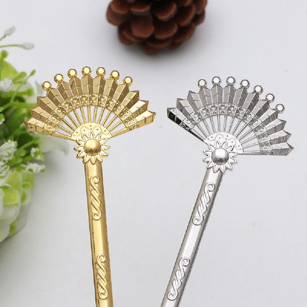 Trâm Cài Tóc Hình Quạt Bằng Kim Loại Cho Nữ