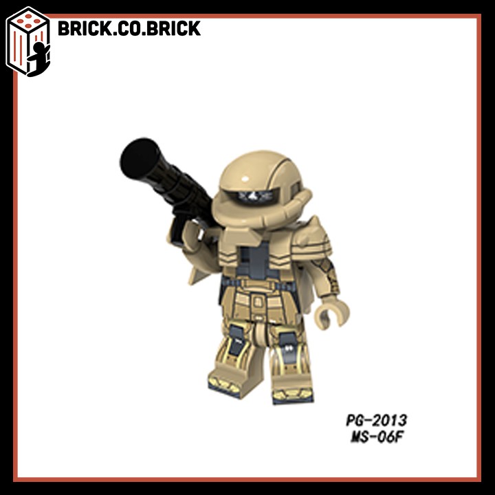 Non Lego Mobile Suit Gundam Đồ Chơi Lắp Ráp Minifigure Mô Hình Zaku Warrior PG8135