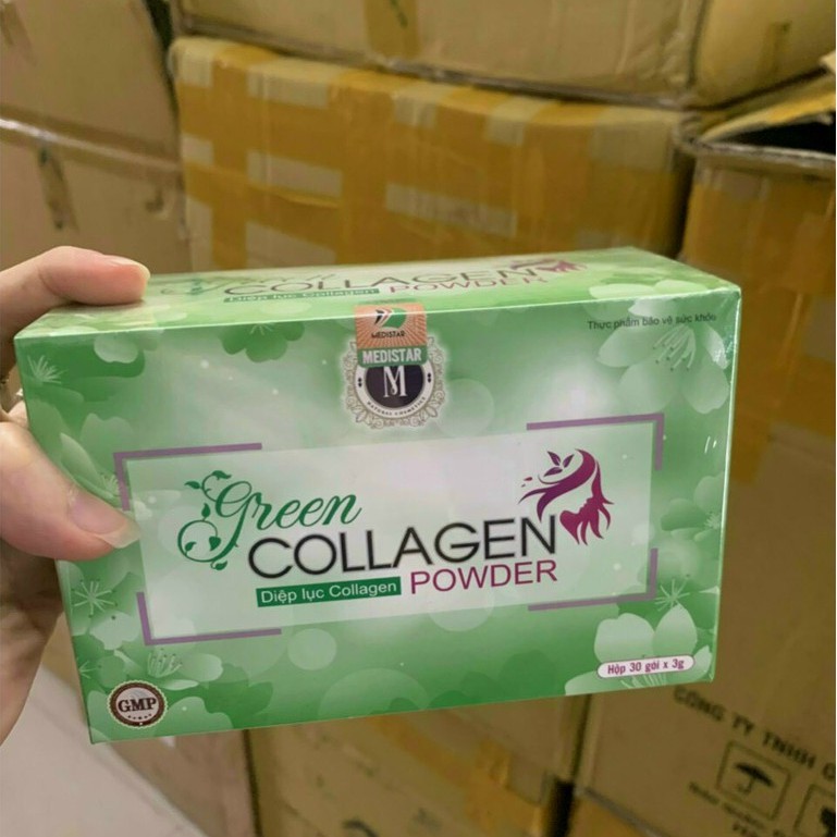 Bột diệp lục collagen thanh lọc dưỡng da