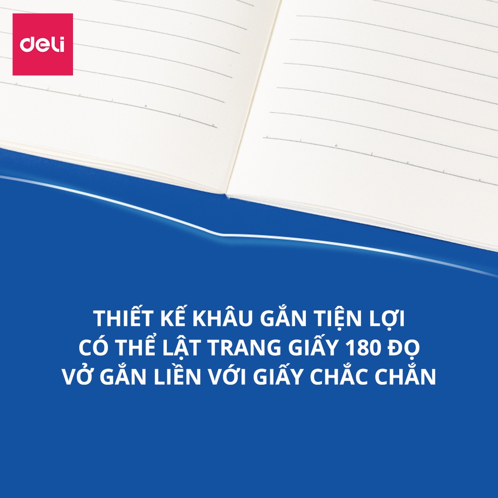 [Mã LIFEDELI1505 giảm 50K đơn 99K] Sổ tay ghi chép Deli dán gáy A5 hình ảnh phi hành gia 40 trang - Nhiều mẫu - WA540